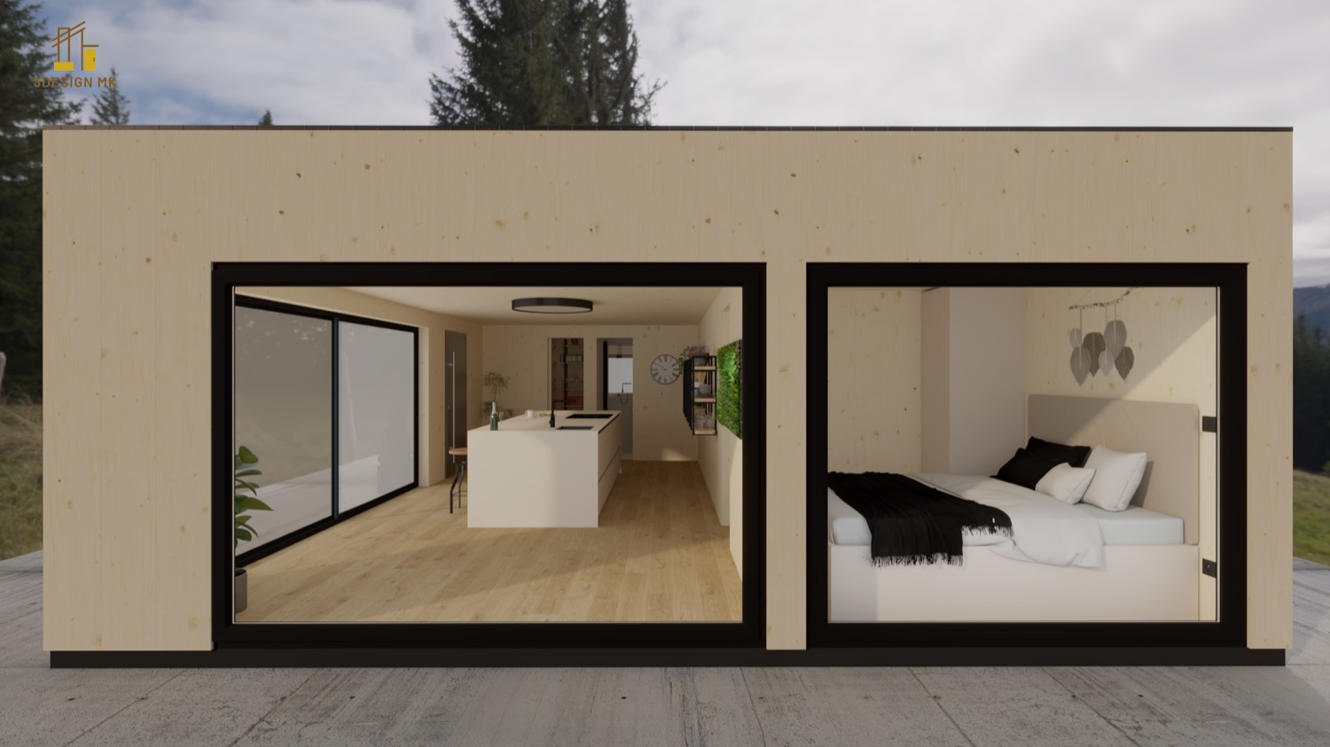 3D vizualizácia komerčného priestoru 5